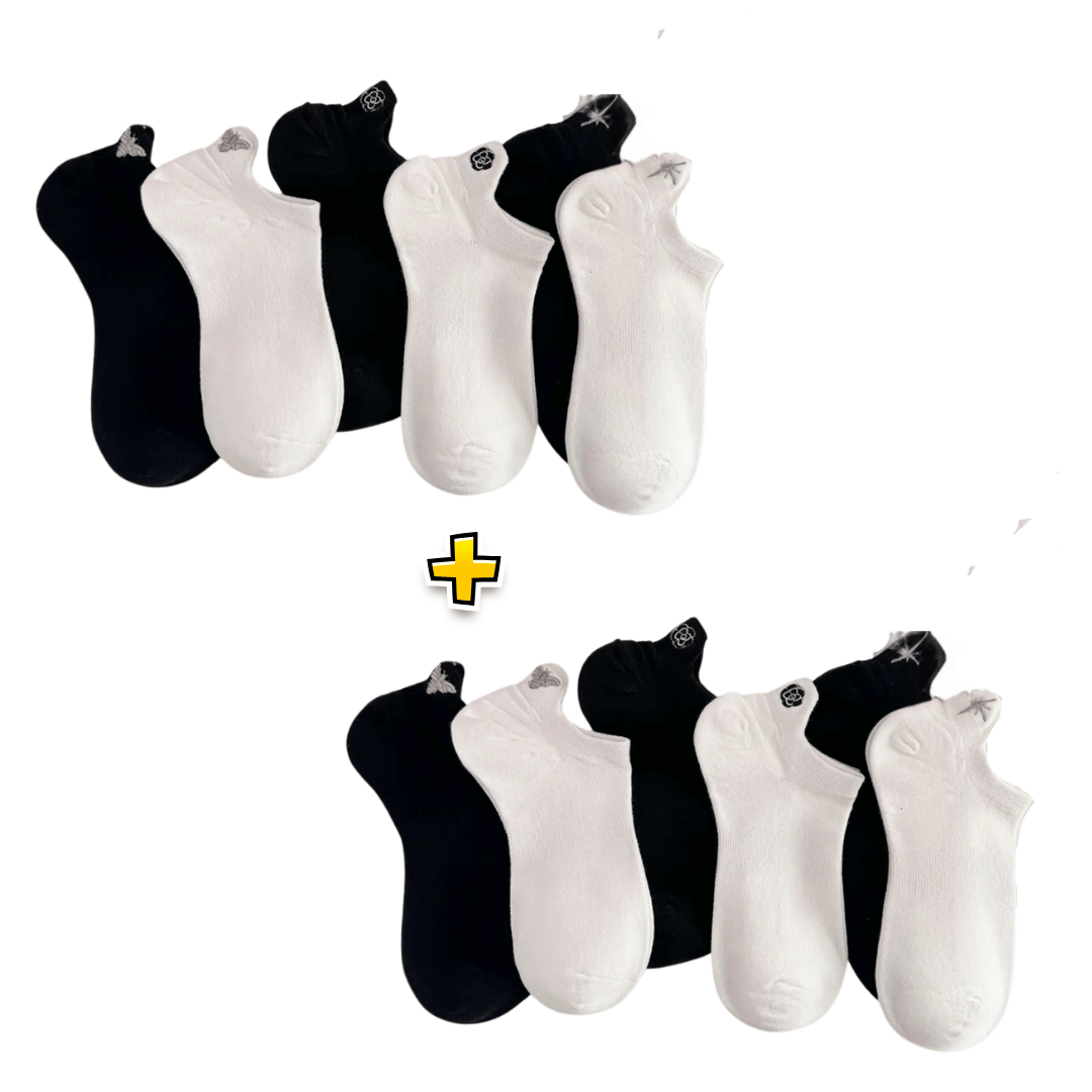 Meias Casual Luxury - 6 pares