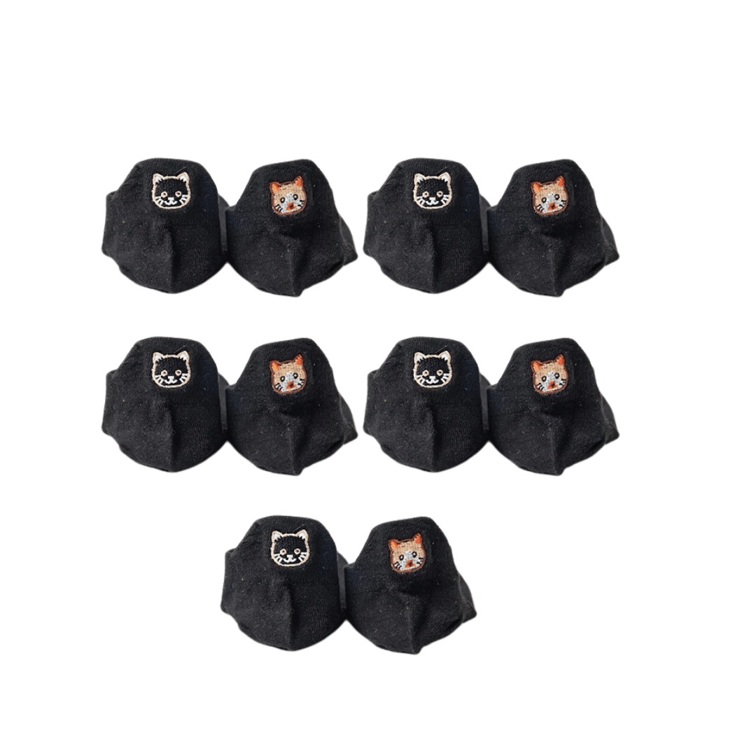 Meias Gatinhos - 5 pares