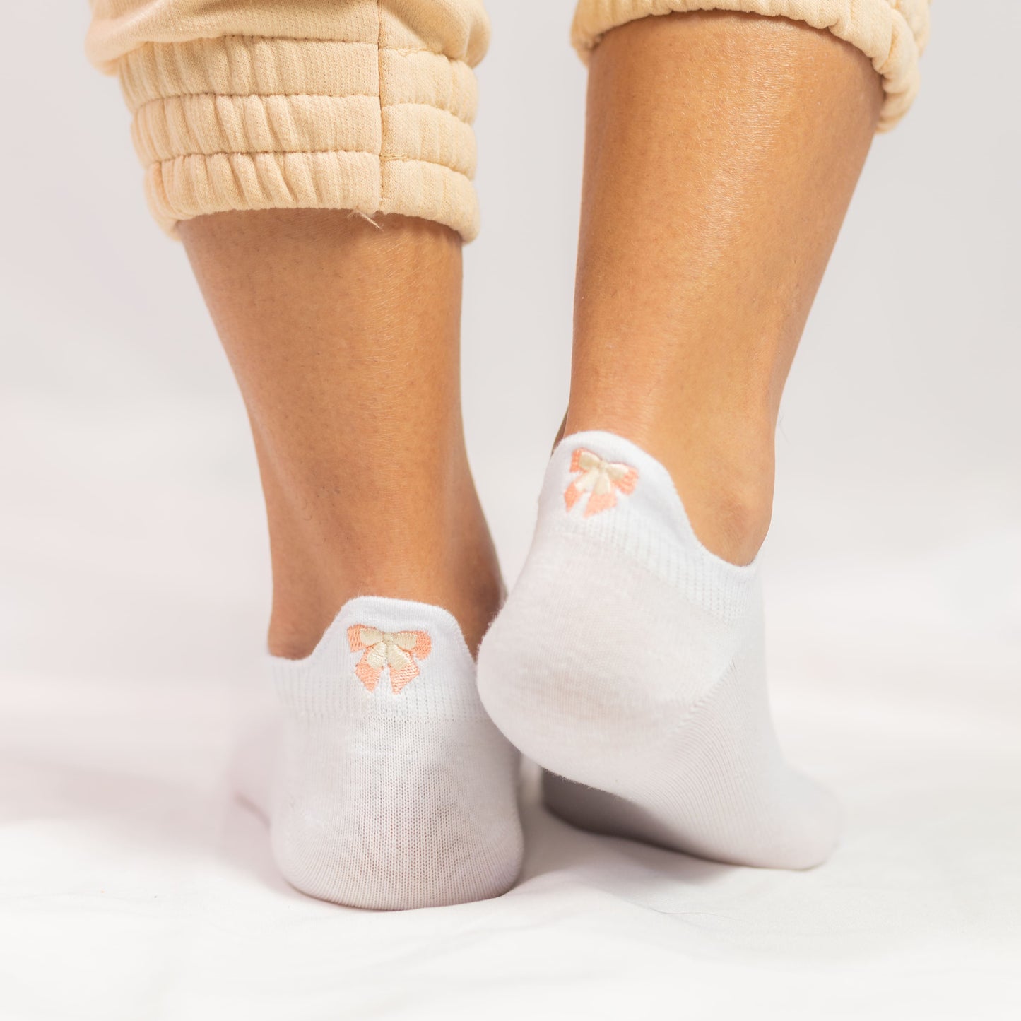 Meias Brancas Fofas - 5 pares