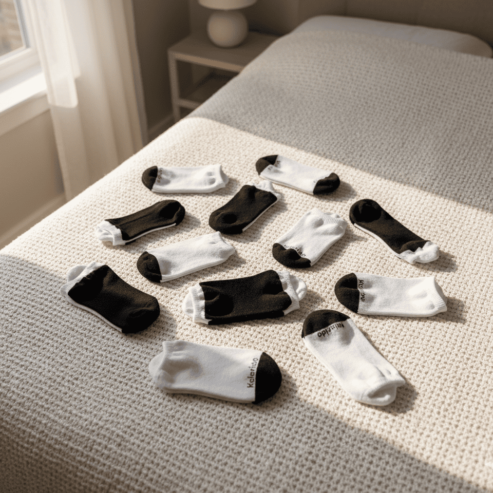 Meias Escolar Infantil - 5 pares