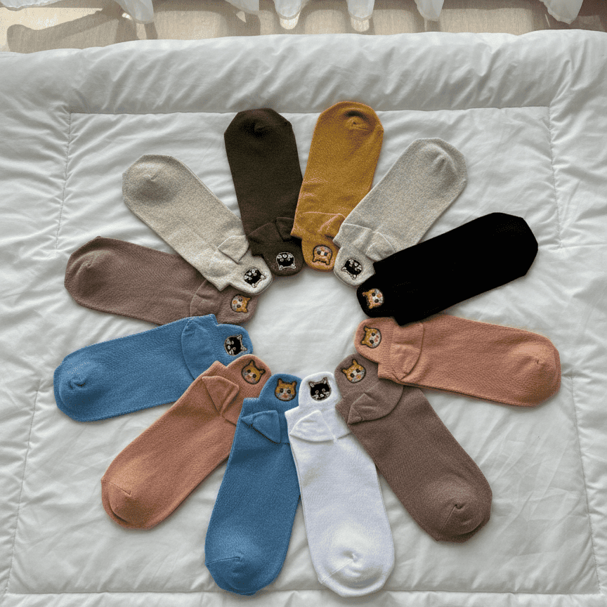 Meias Gatinhos - 10 pares
