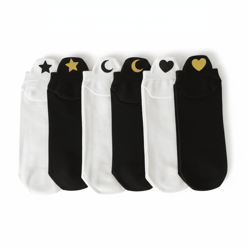 Meias Fases - 6 pares