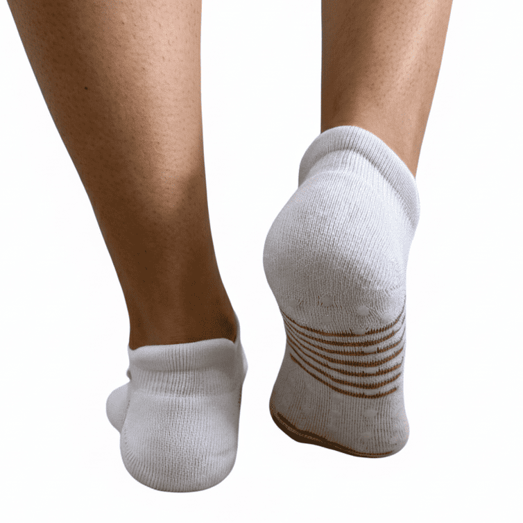 Meia Perfeita Antiderrapante - 5 pares