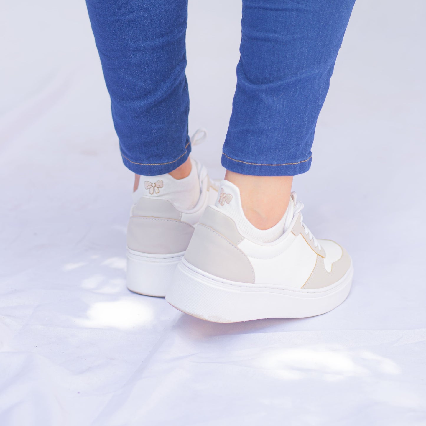 Meias Casual Branca - 5 pares
