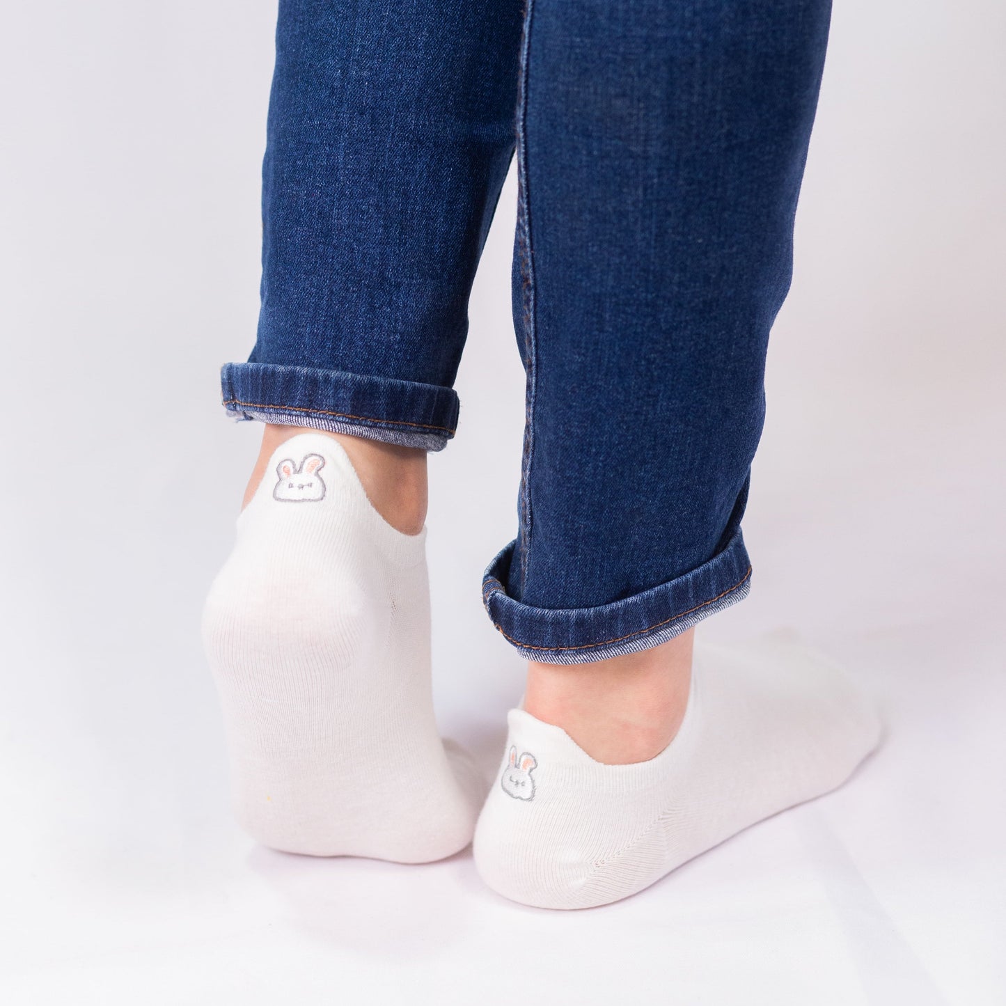 Combo Flores Branco Bordadas- 15 pares