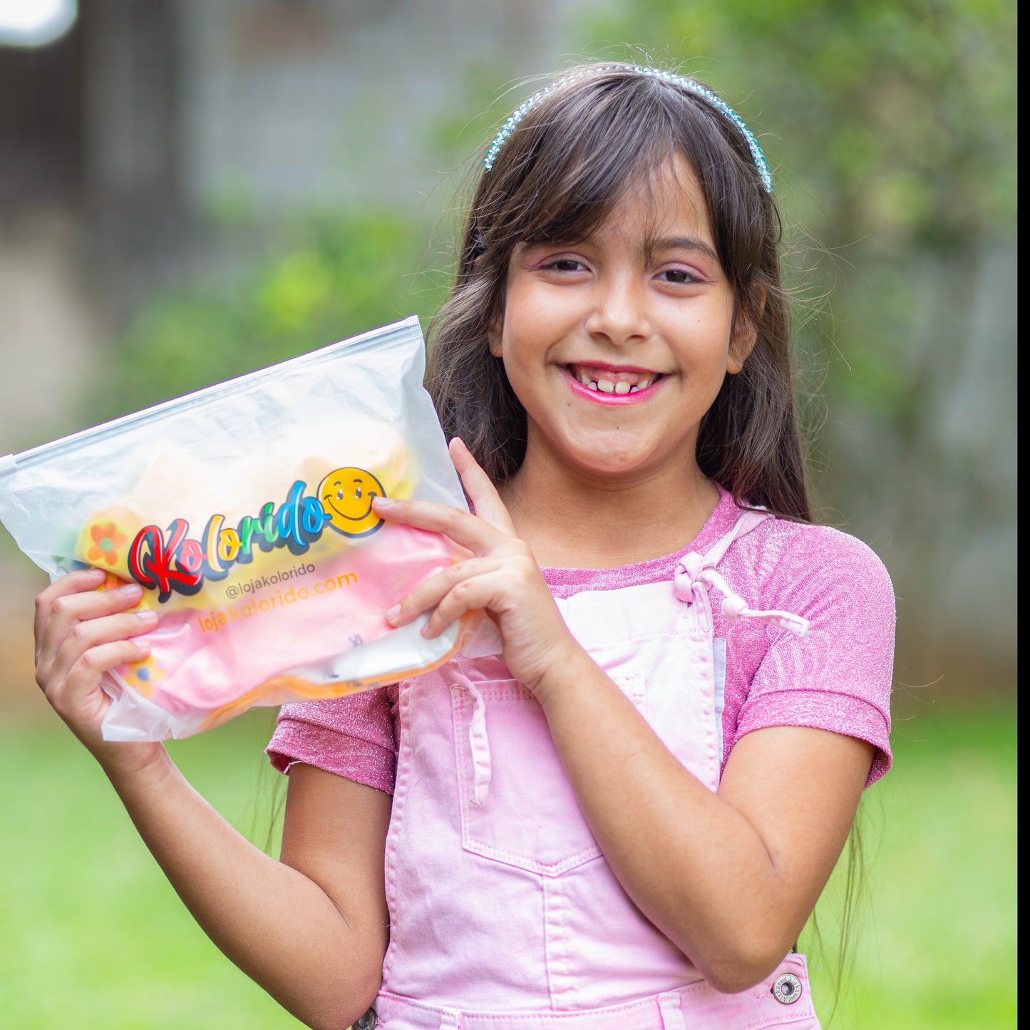 Meias Flores Infantil - 5 pares