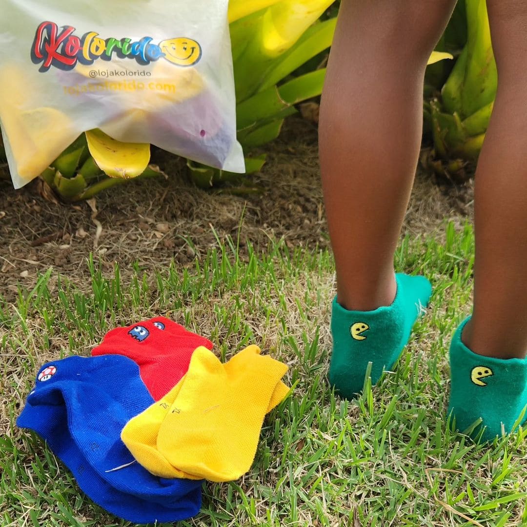 Meias Games Infantil - 5 pares