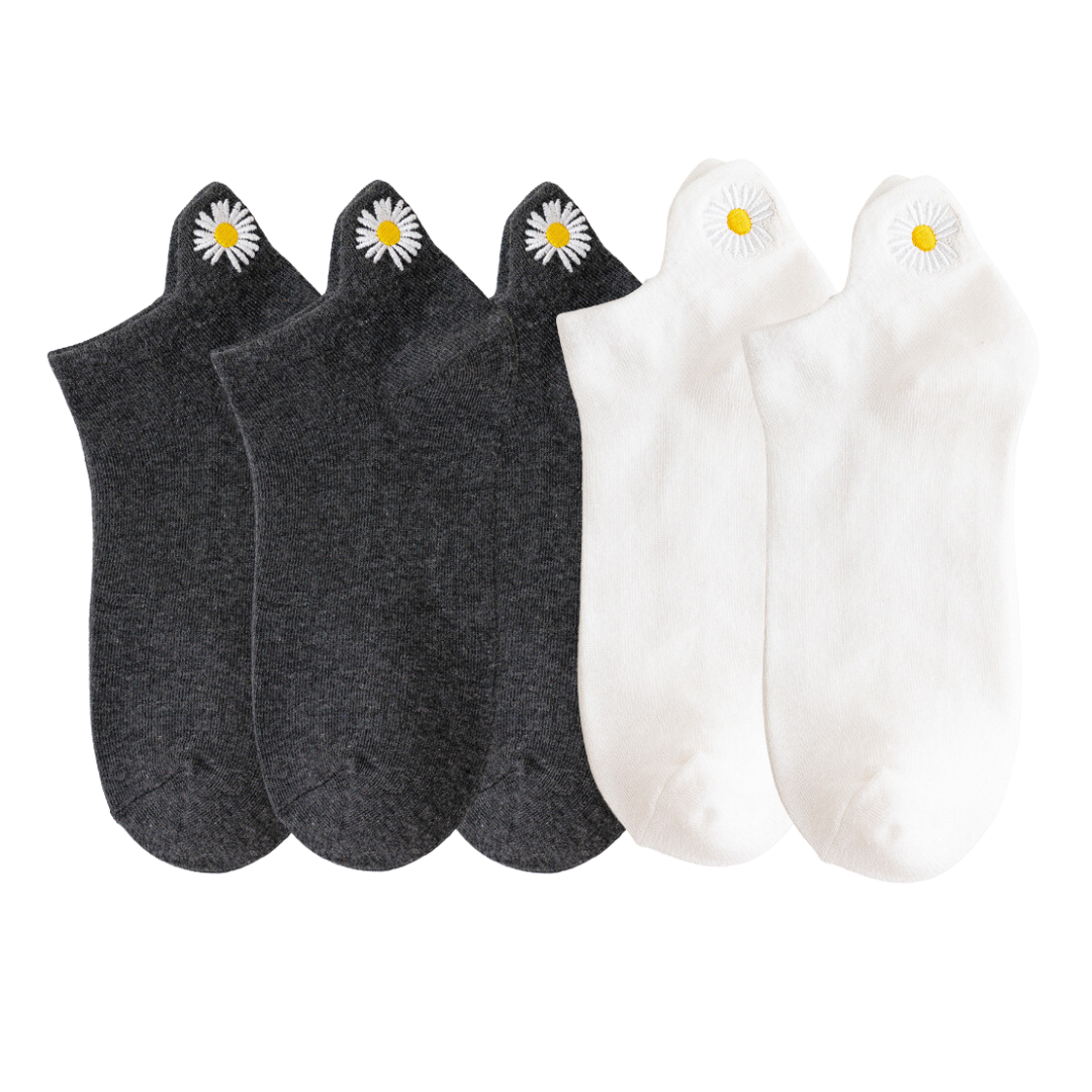 Meias Girassol - 5 pares