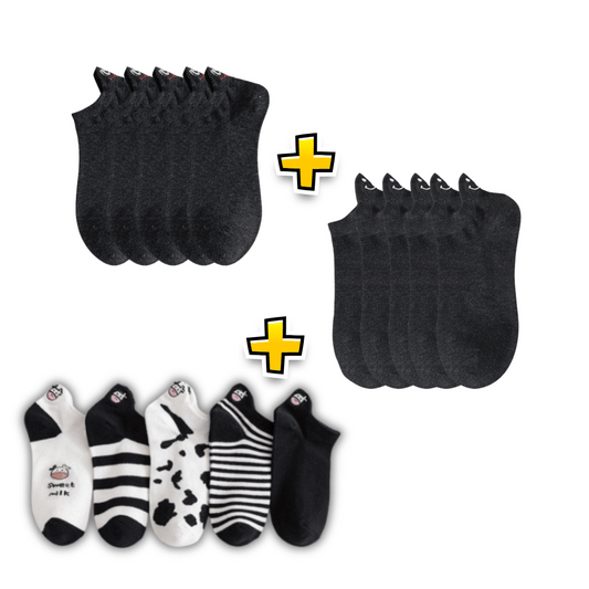 Combo Preto - 15 pares