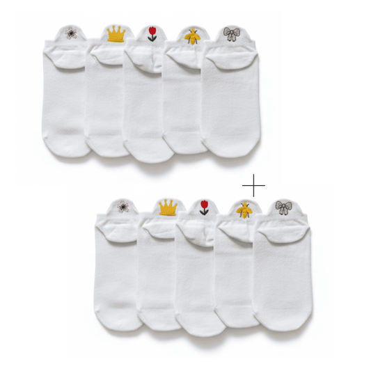 Meia Casual Mãe e Filha - 10 pares