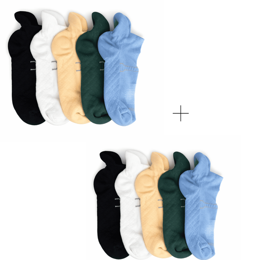 Meias Textura Mix B - 10 pares