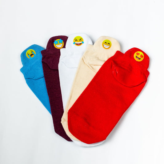 Meias Emojis Desenhadas - 5 pares