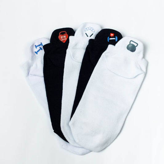 Meias Academia Desenhadas- 5 pares