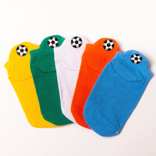 Meias Bola Infantil Desenhadas - 5 pares