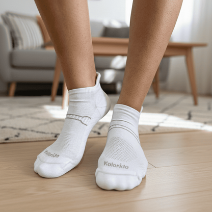 Meias Fitness Textura - 5 pares