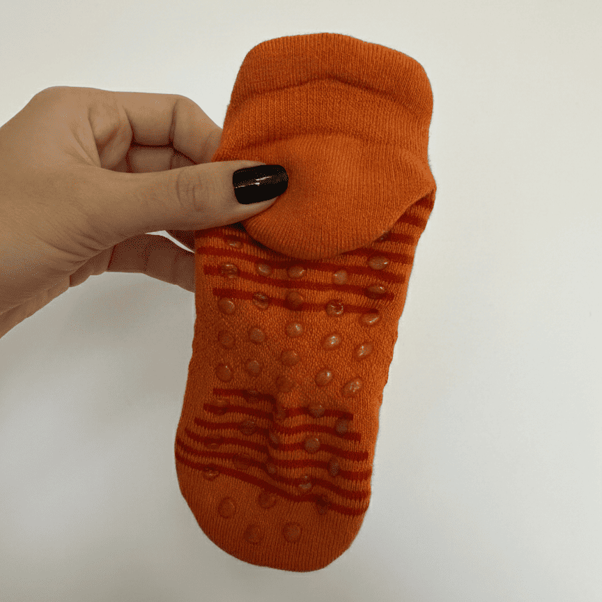 Meia Perfeita Antiderrapante - 5 pares