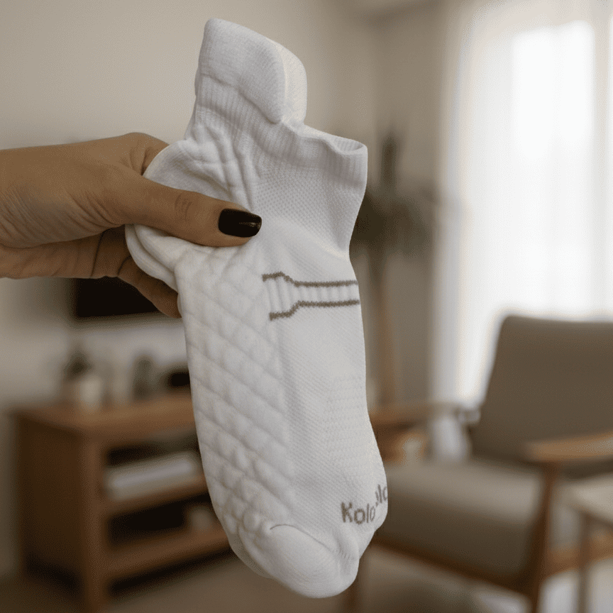 Meias Fitness Textura - 5 pares