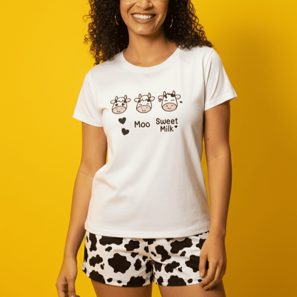 Pijamas Vaquinha + Ecobag Grátis