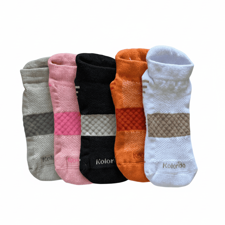 Meia Perfeita Antiderrapante - 5 pares