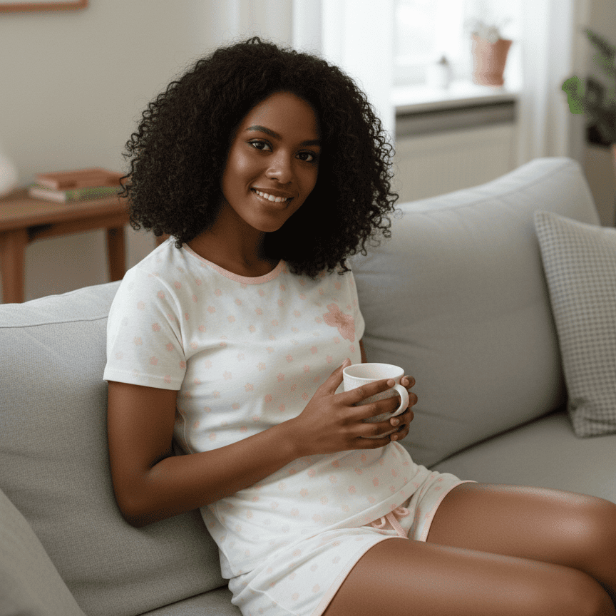 Pijamas Flor Rosa + Ecobag Grátis