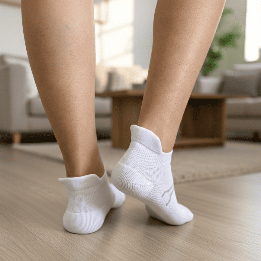 Meias Fitness Textura - 5 pares