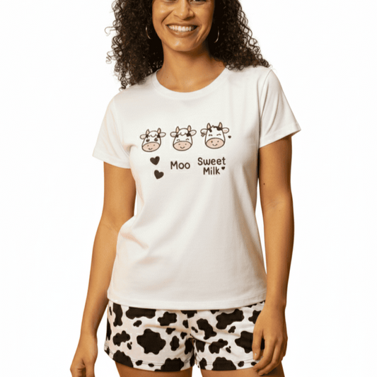 Pijamas Vaquinha + Ecobag Grátis