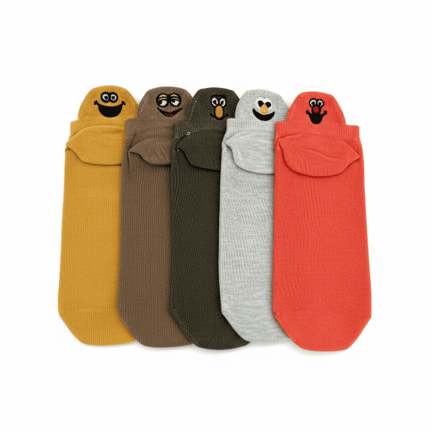 Meias Divertidas  - 5 pares