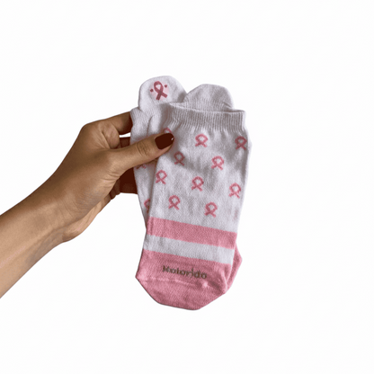 Meias Outubro Rosa - 5 pares- Edição Limitada