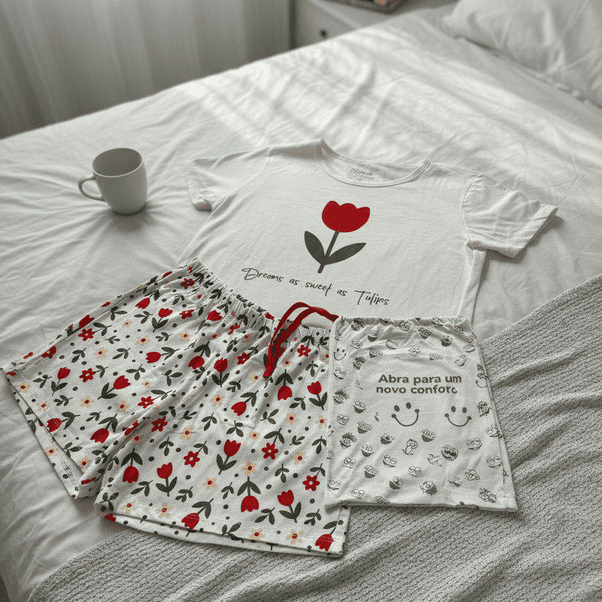 Pijamas Tulipa + Ecobag Grátis