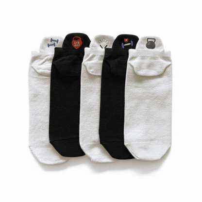 Meias Academia Desenhadas- 5 pares