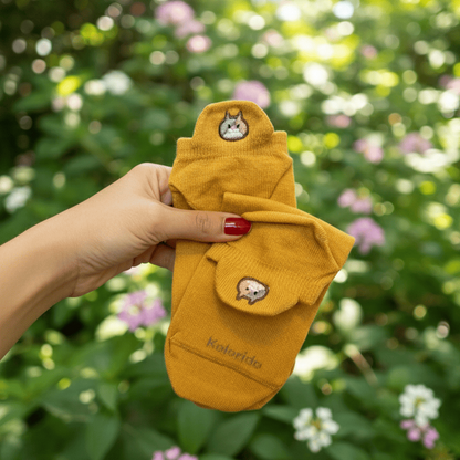 Meias Divertidas Gato Bordadas- 10 pares