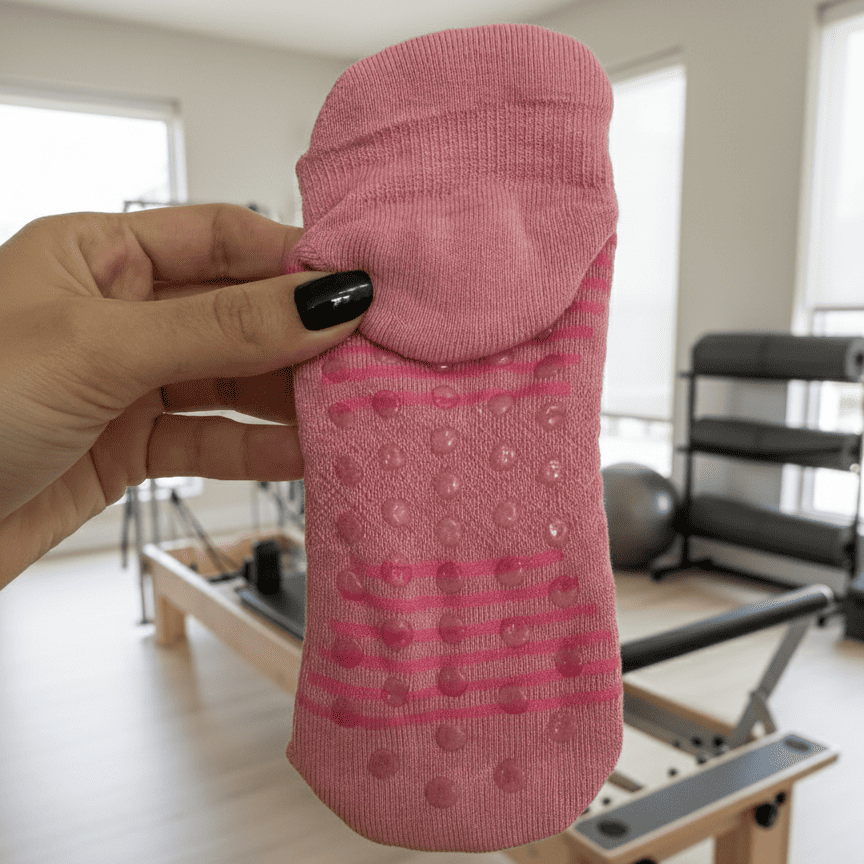 Meia Perfeita Antiderrapante - 5 pares