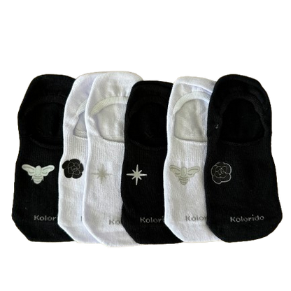 Meia Invisível Luxury  - 6 pares