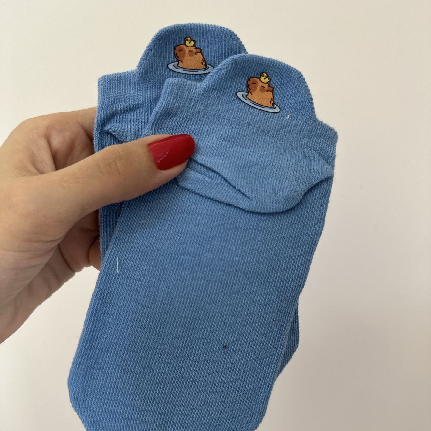 Meias Capivara Desenhadas - 5 pares