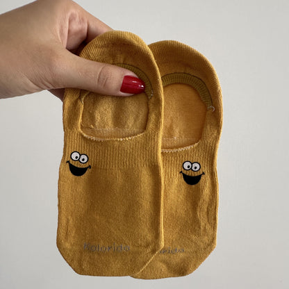 Meia Invisível Divertida Desenhadas - 5 pares