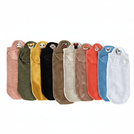 Meias Animais Fofos - 10 pares