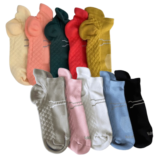 Meias Textura Colorida - 10 pares