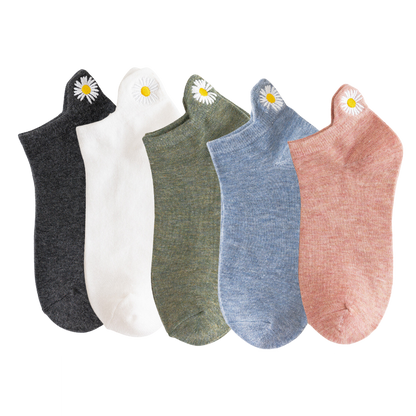 Meias Girassol - 5 pares