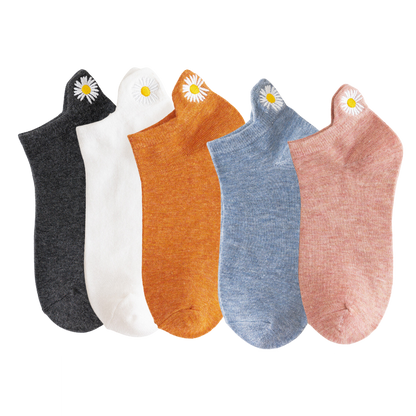 Meias Girassol - 5 pares