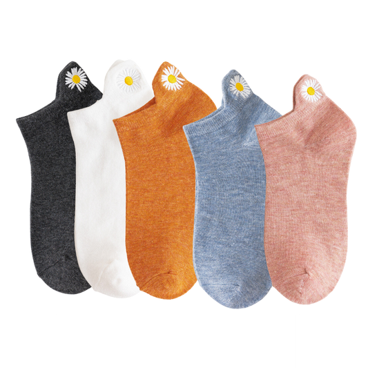 Meias Girassol - 5 pares
